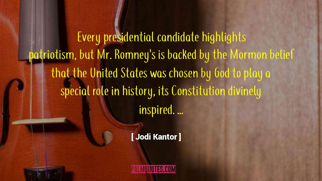 Jodi Kantor Quotes: Every presidential candidate highlights patriotism,