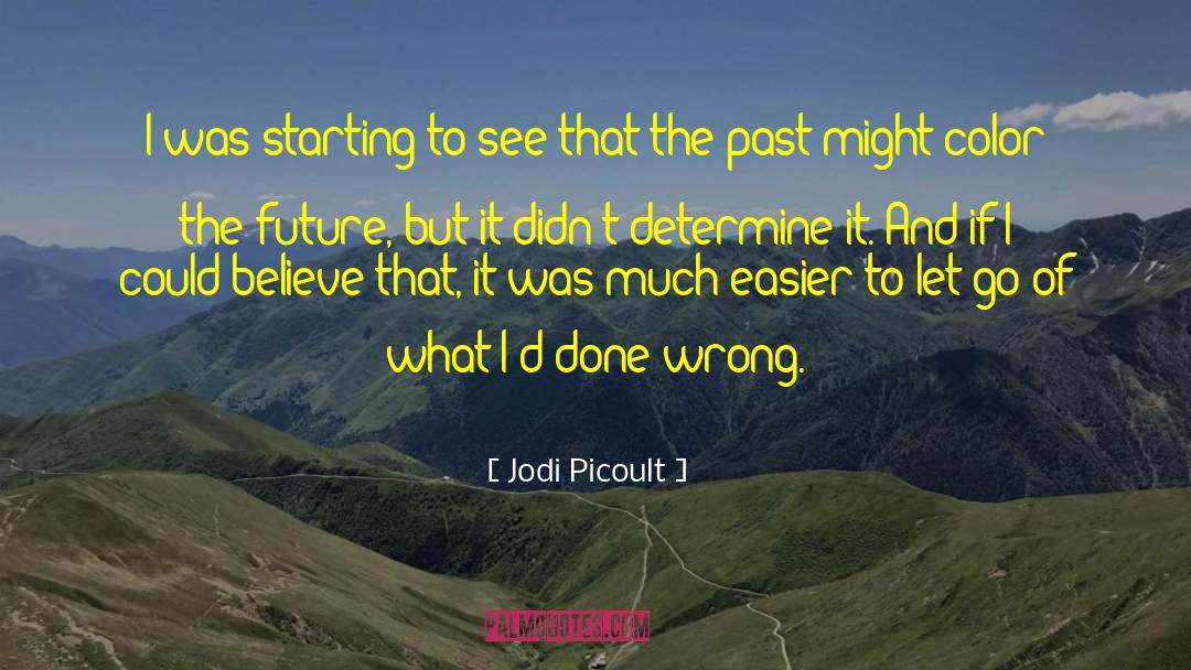 Jodi Picoult Quotes: I was starting to see