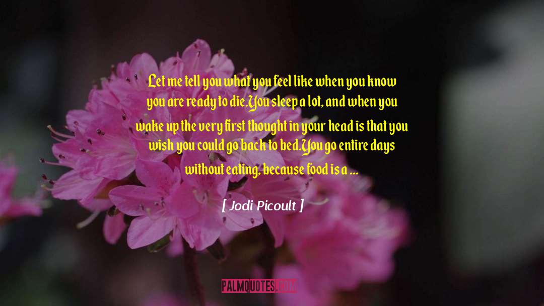 Jodi Picoult Quotes: Let me tell you what