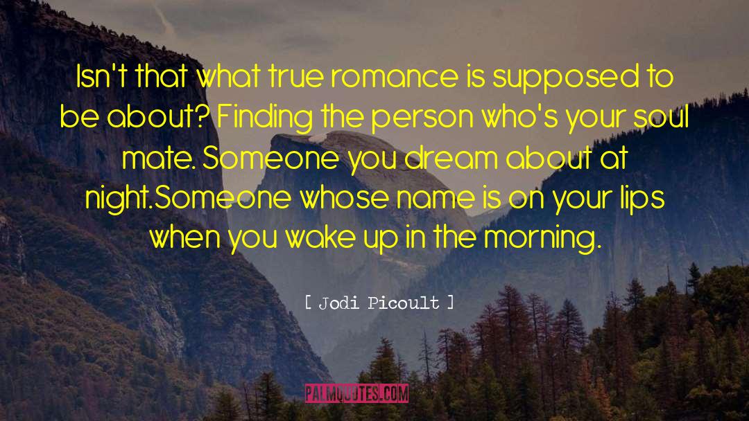 Jodi Picoult Quotes: Isn't that what true romance