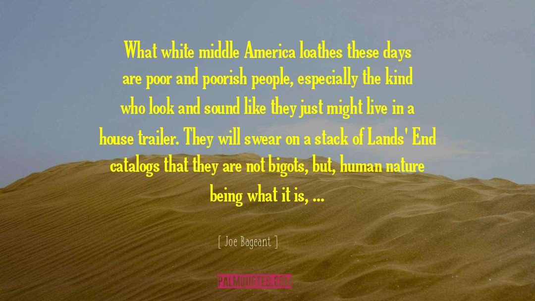 Joe Bageant Quotes: What white middle America loathes