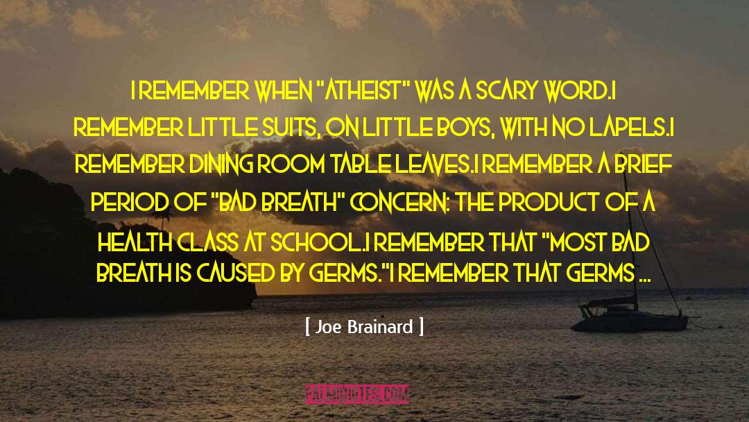 Joe Brainard Quotes: I remember when 