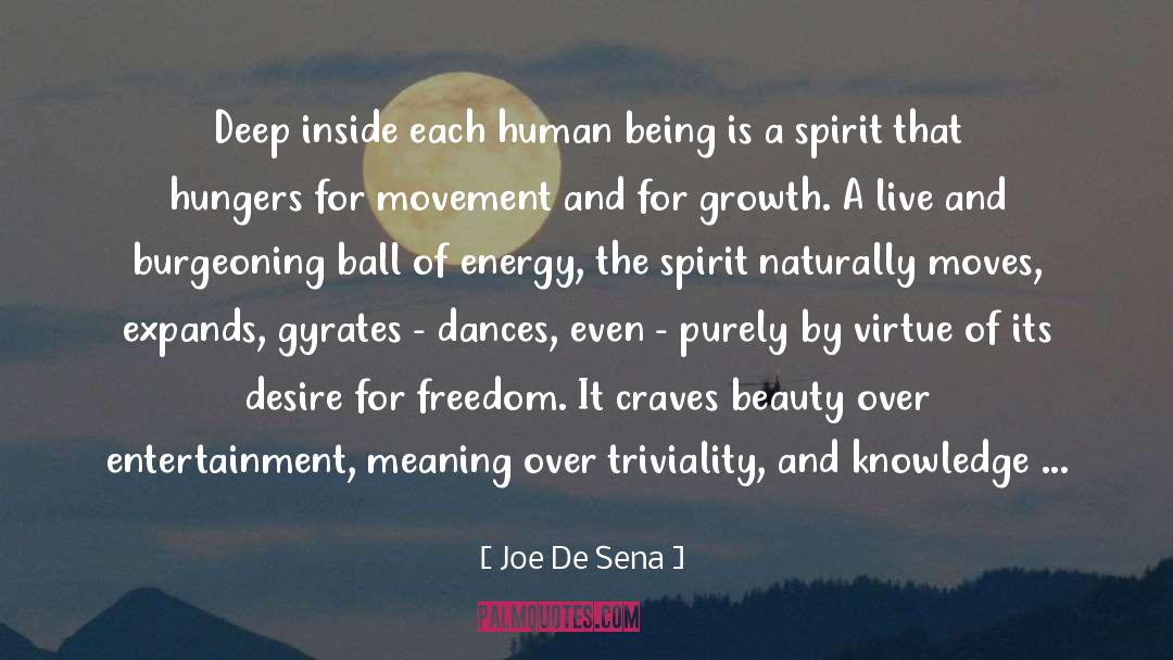 Joe De Sena Quotes: Deep inside each human being