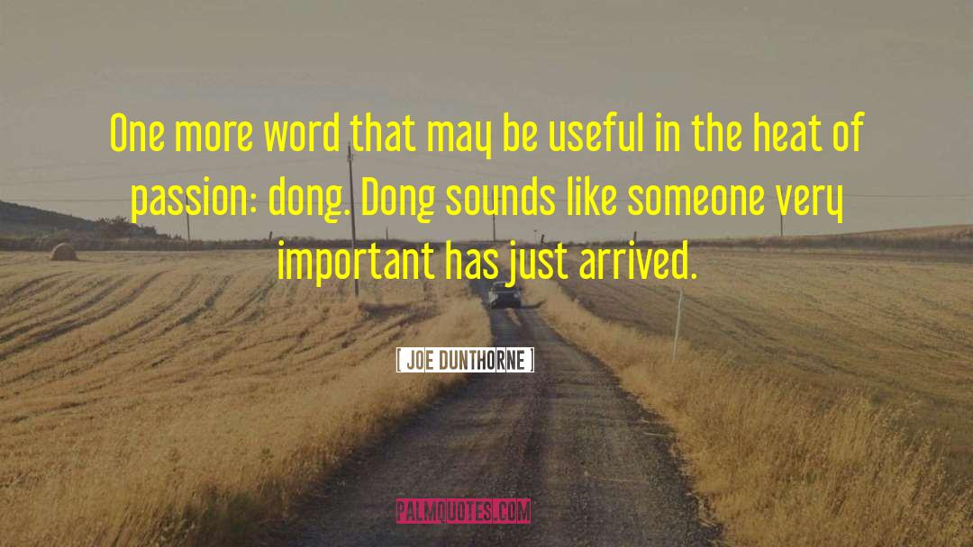 Joe Dunthorne Quotes: One more word that may