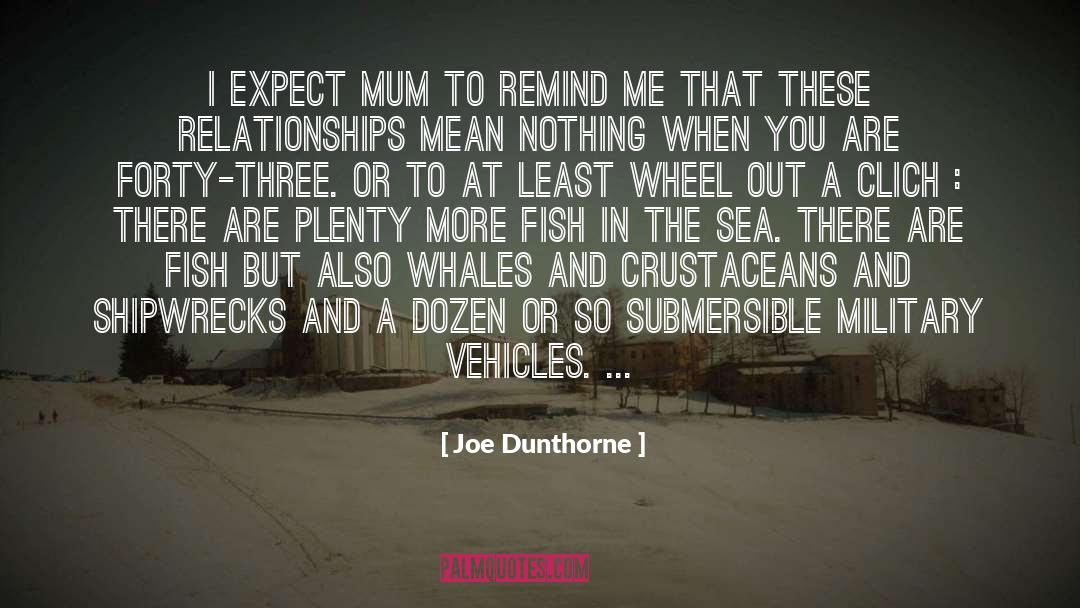 Joe Dunthorne Quotes: I expect Mum to remind
