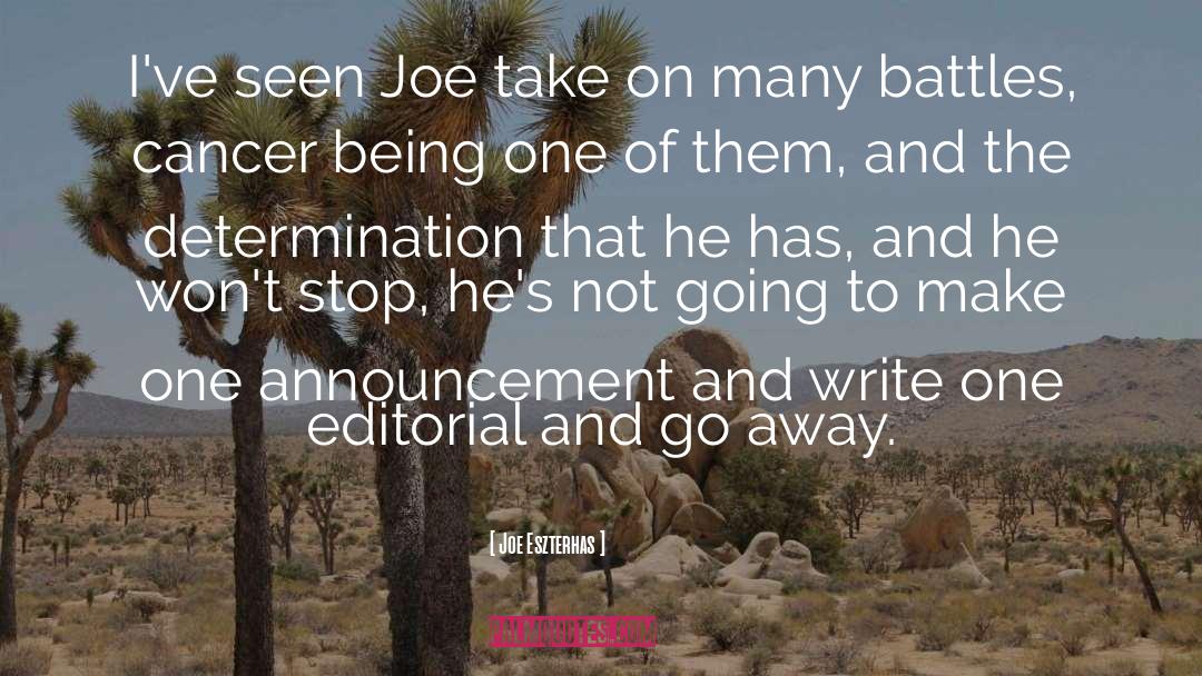 Joe Eszterhas Quotes: I've seen Joe take on
