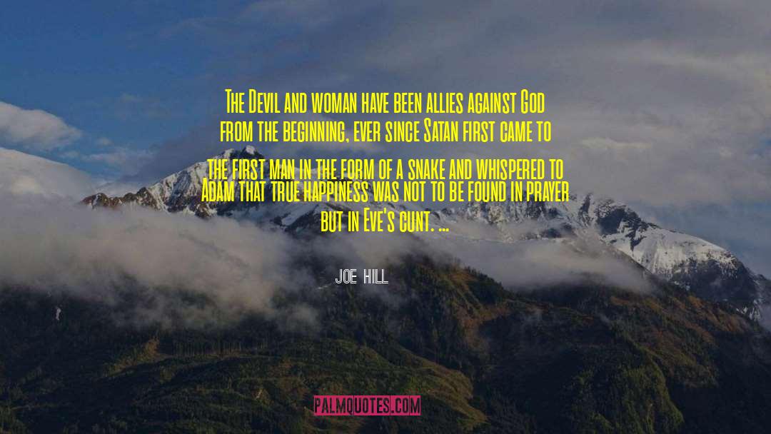 Joe Hill Quotes: The Devil and woman have