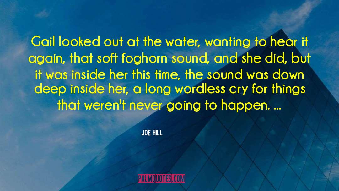 Joe Hill Quotes: Gail looked out at the