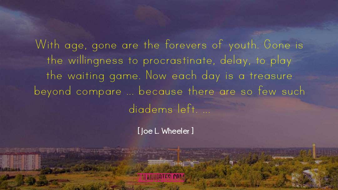 Joe L. Wheeler Quotes: With age, gone are the