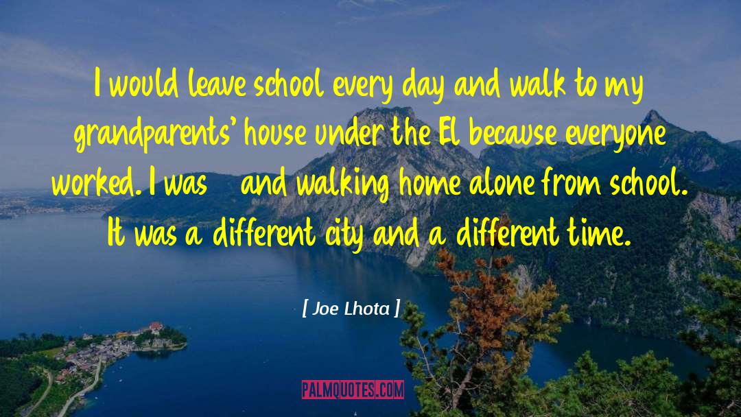 Joe Lhota Quotes: I would leave school every