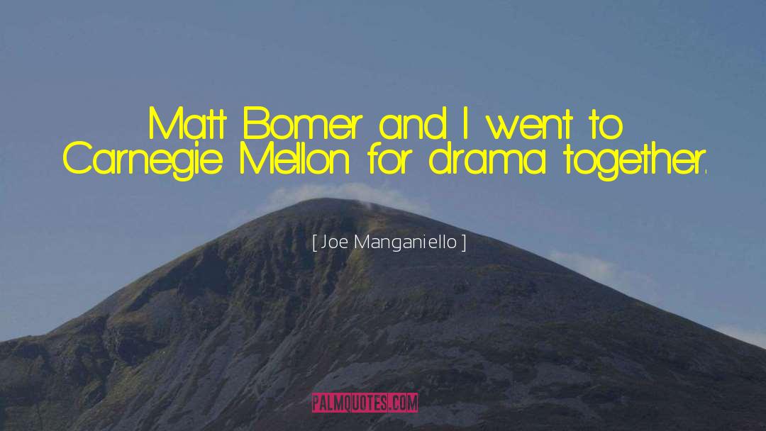 Joe Manganiello Quotes: Matt Bomer and I went