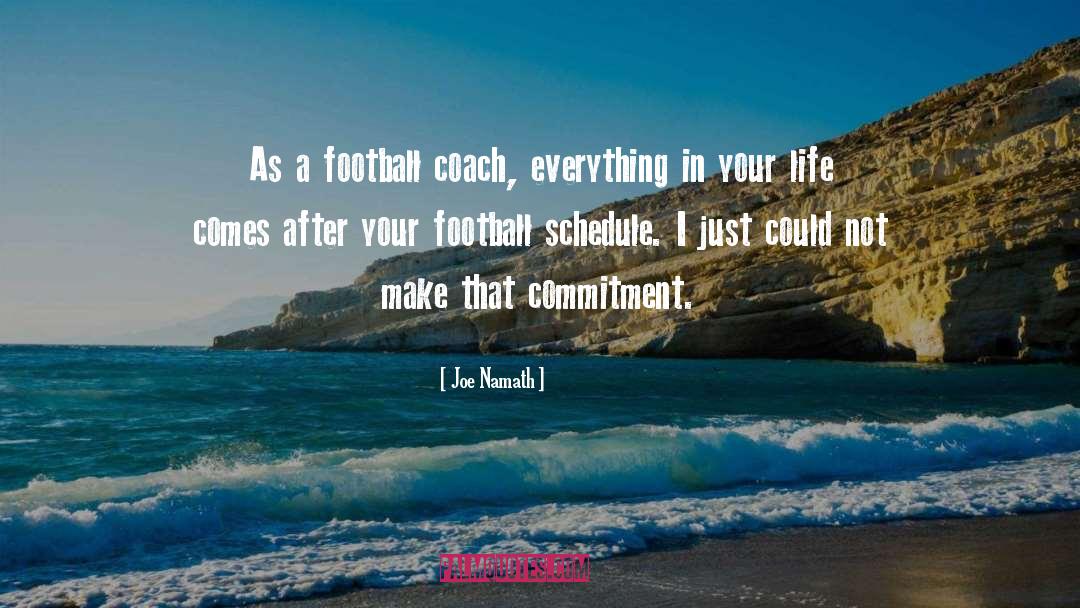Joe Namath Quotes: As a football coach, everything