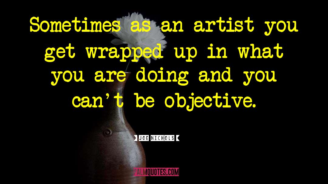 Joe Nichols Quotes: Sometimes as an artist you