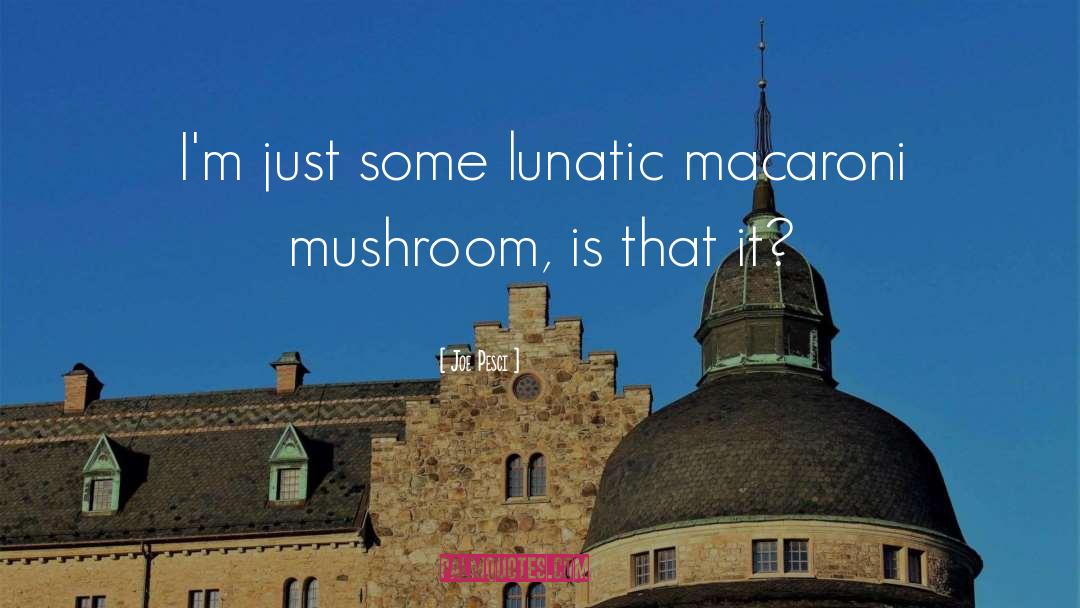 Joe Pesci Quotes: I'm just some lunatic macaroni