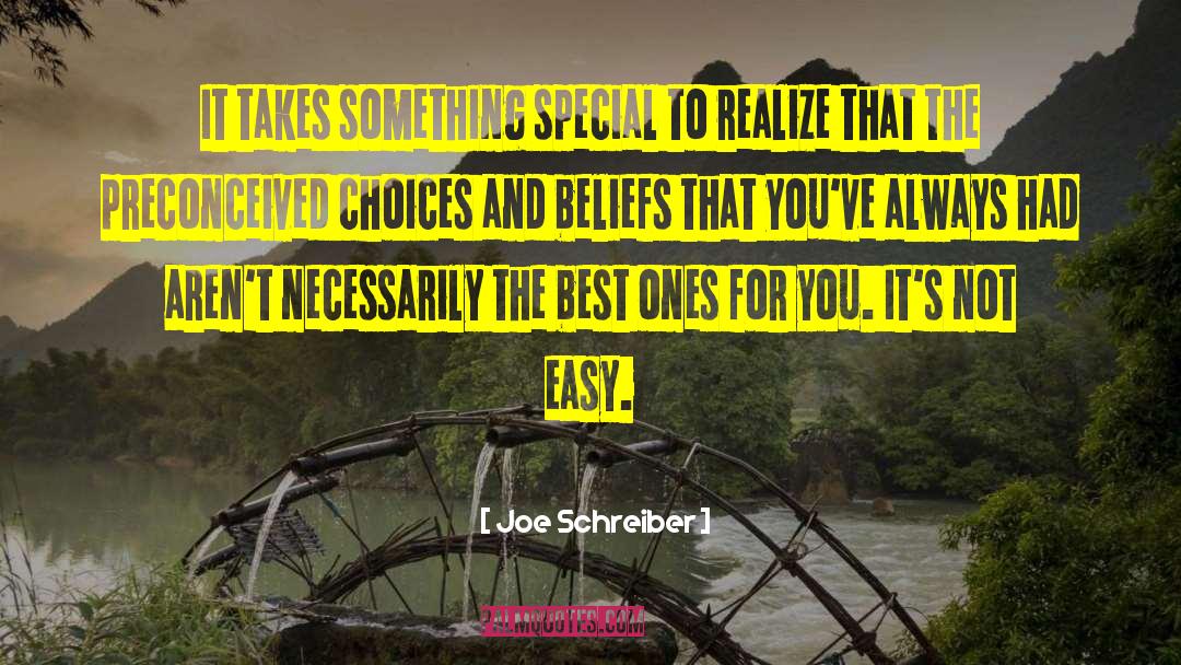 Joe Schreiber Quotes: It takes something special to