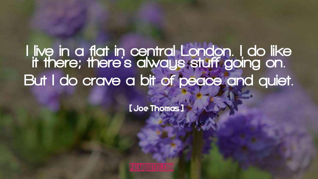 Joe Thomas Quotes: I live in a flat