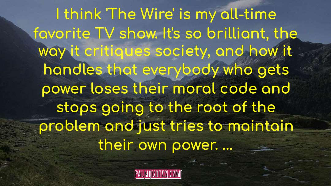 Joel Kinnaman Quotes: I think 'The Wire' is