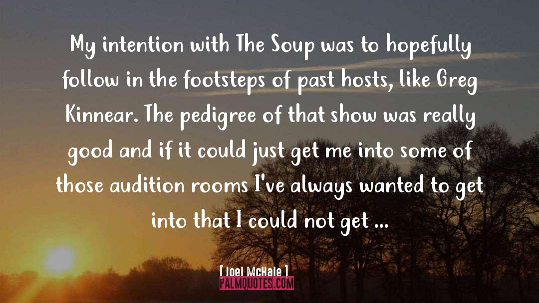 Joel McHale Quotes: My intention with The Soup