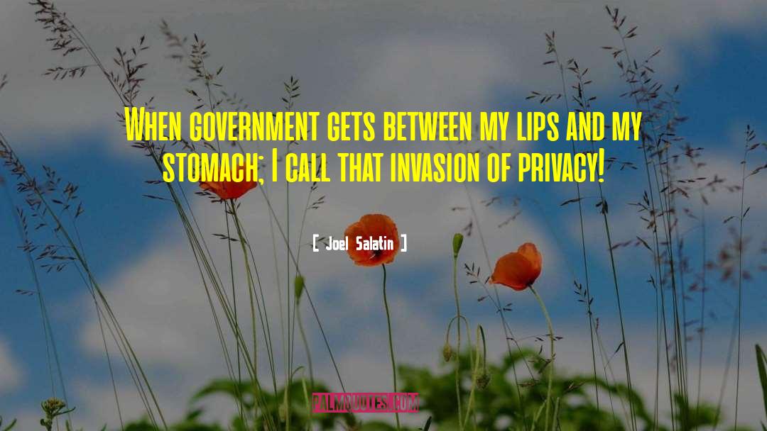 Joel Salatin Quotes: When government gets between my