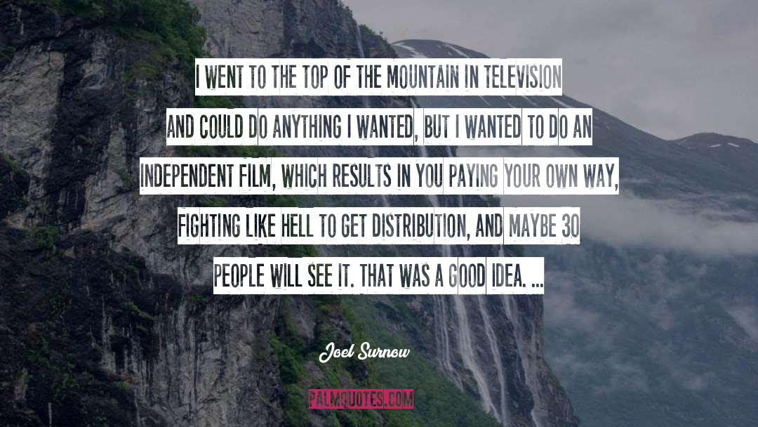 Joel Surnow Quotes: I went to the top