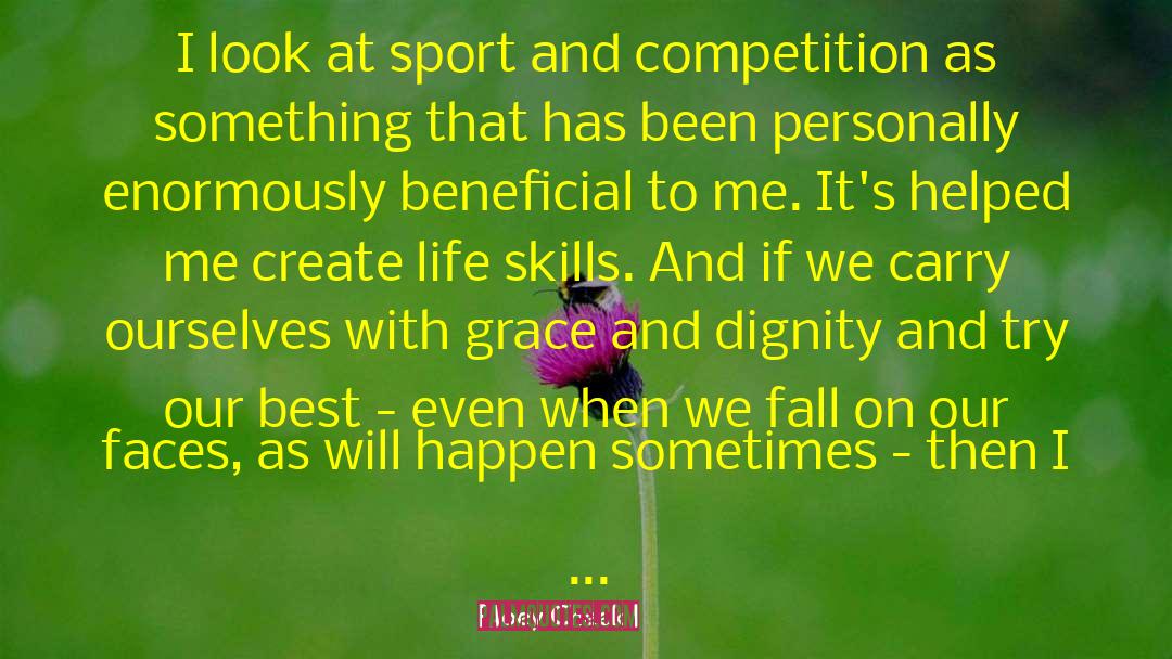 Joey Cheek Quotes: I look at sport and