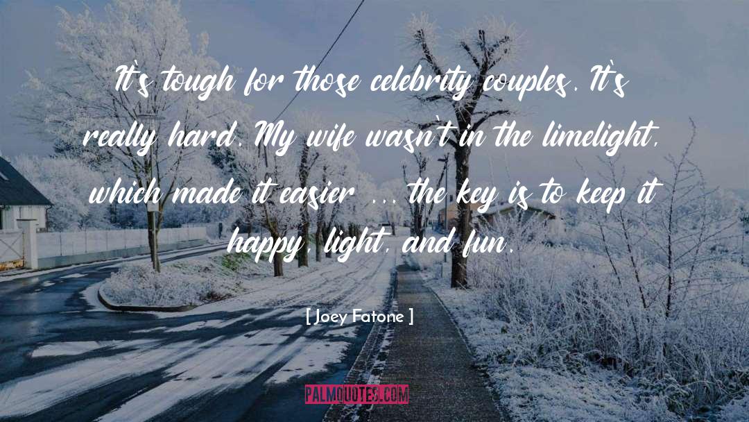 Joey Fatone Quotes: It's tough for those celebrity