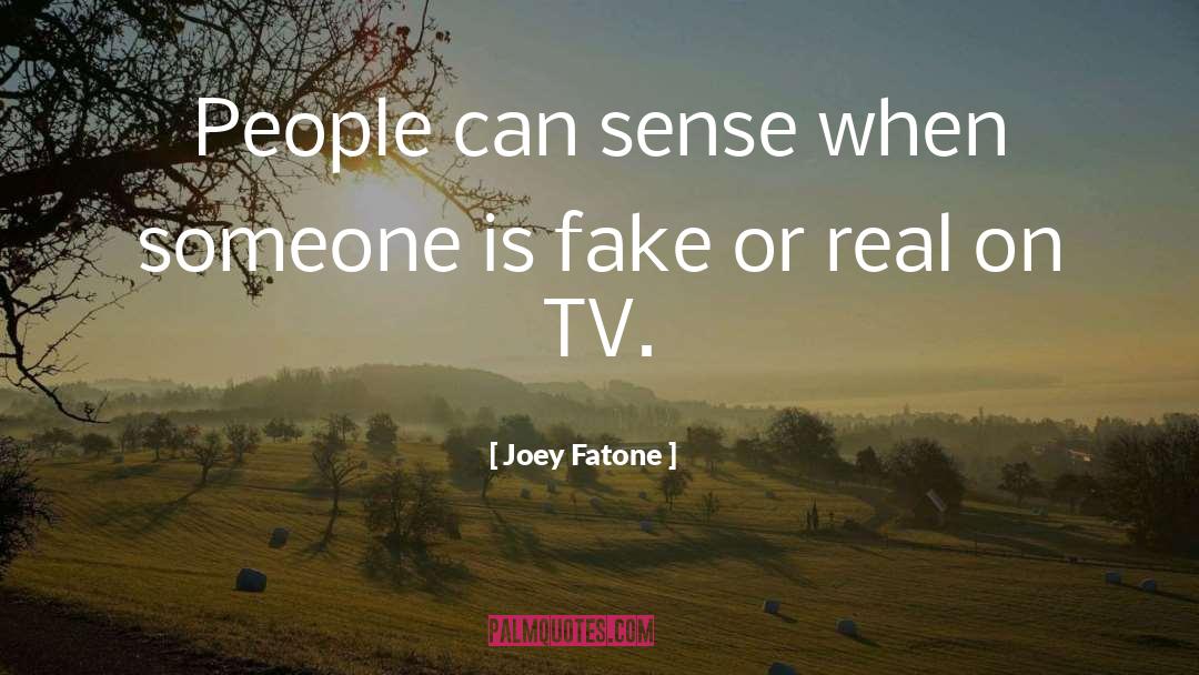 Joey Fatone Quotes: People can sense when someone