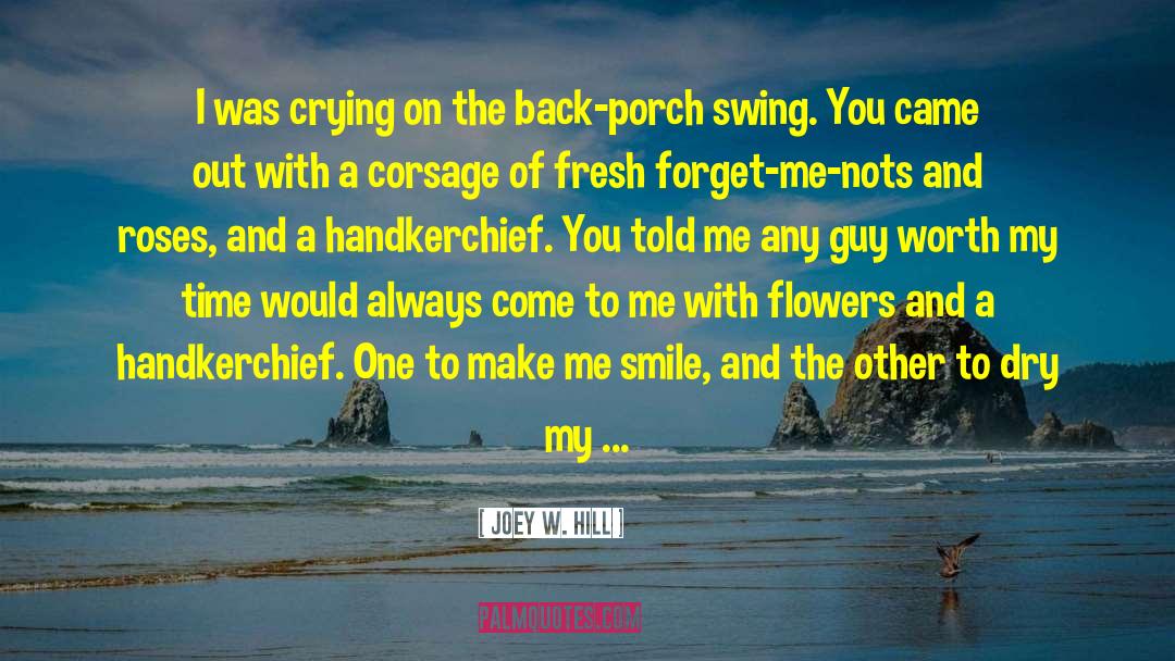 Joey W. Hill Quotes: I was crying on the