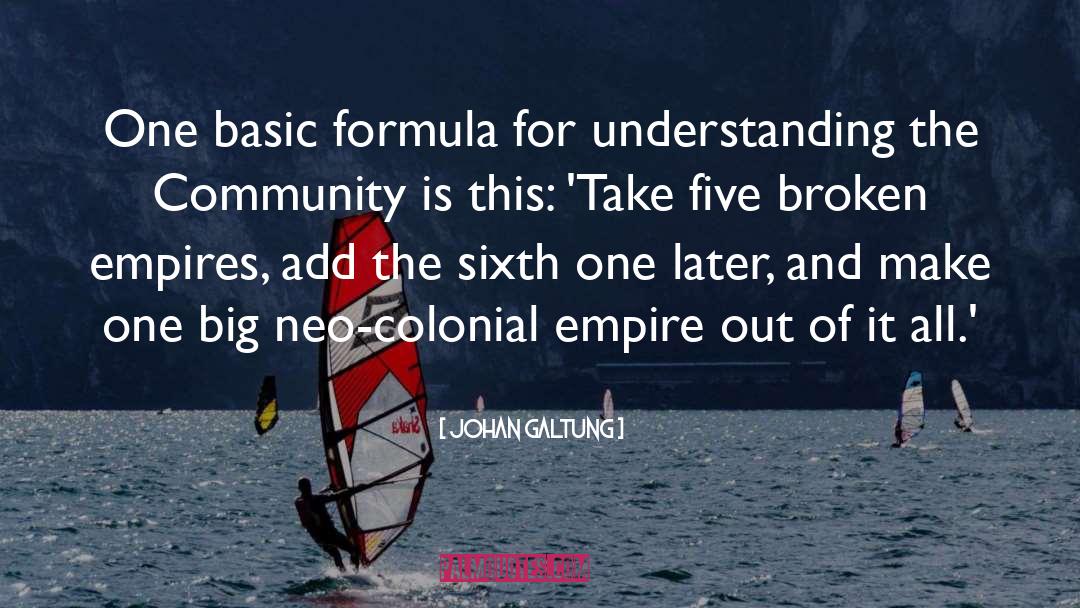 Johan Galtung Quotes: One basic formula for understanding