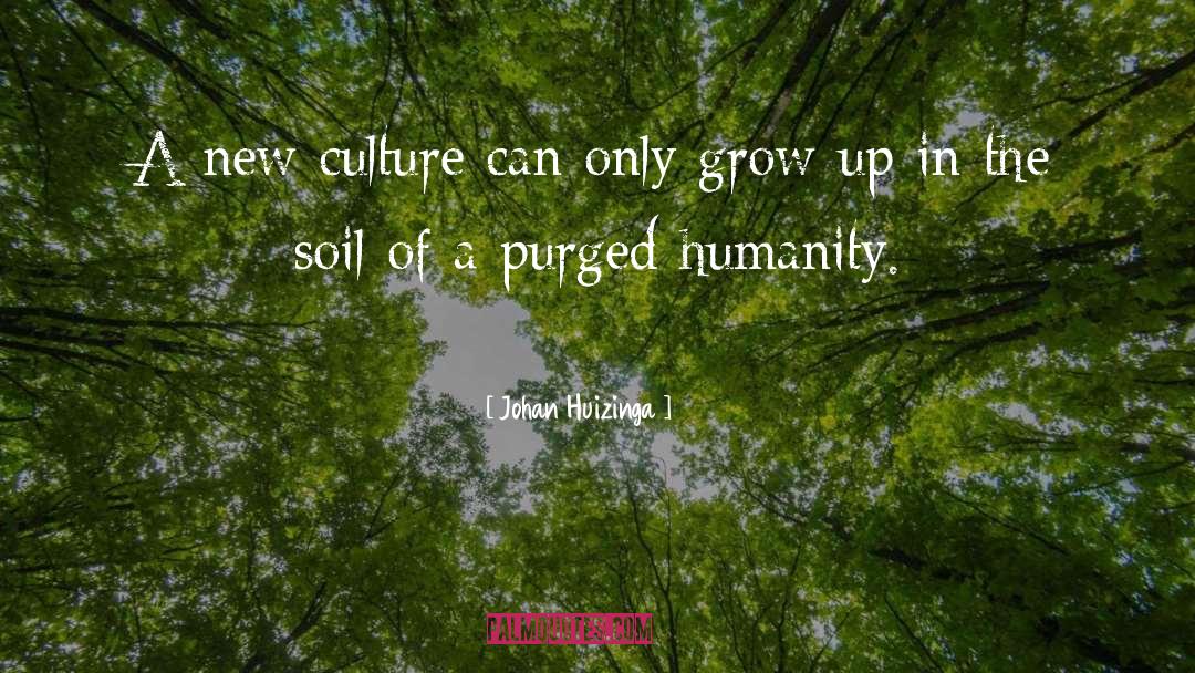 Johan Huizinga Quotes: A new culture can only