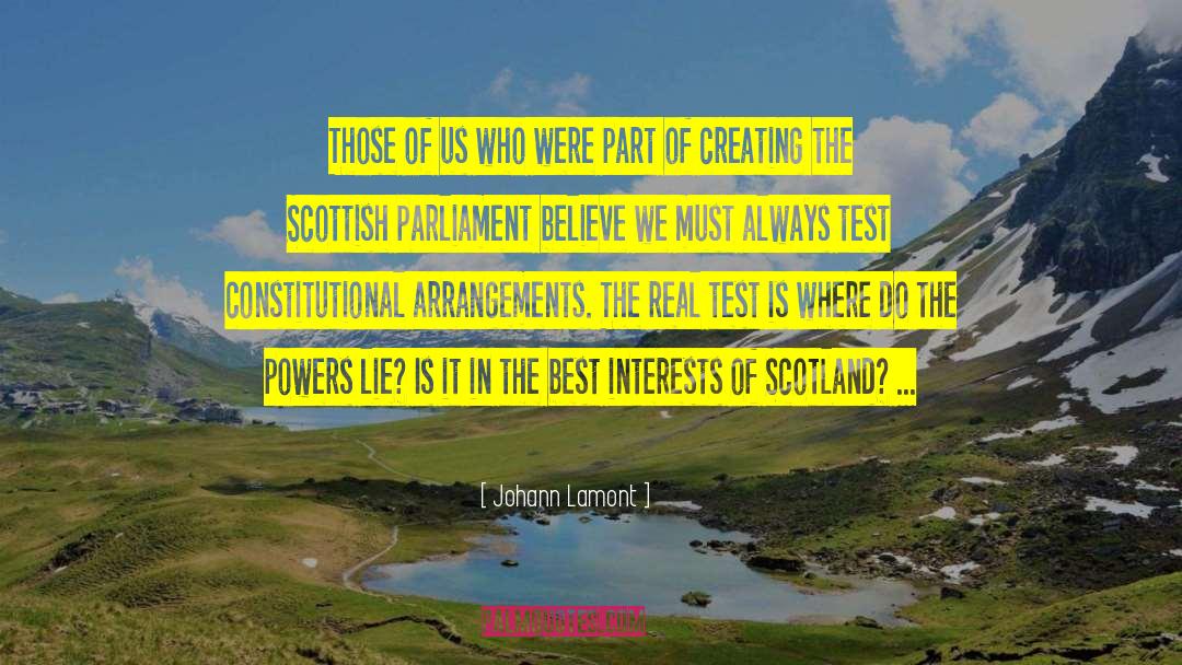 Johann Lamont Quotes: Those of us who were
