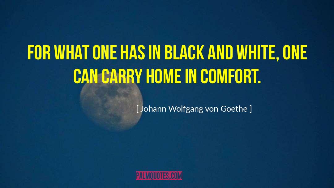 Johann Wolfgang Von Goethe Quotes: For what one has in