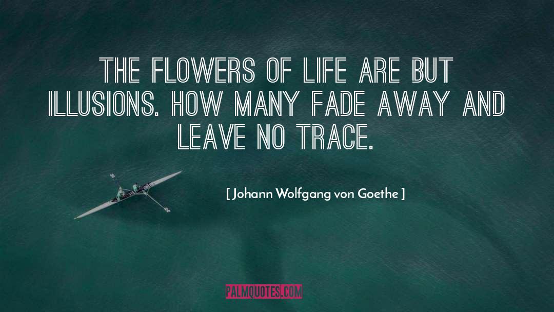 Johann Wolfgang Von Goethe Quotes: The flowers of life are