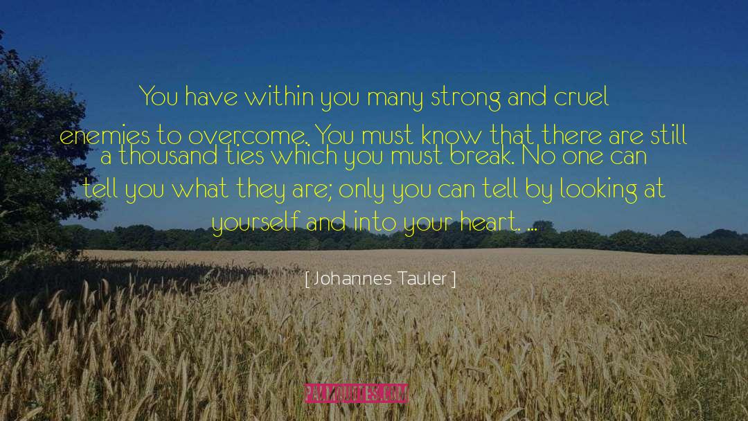 Johannes Tauler Quotes: You have within you many