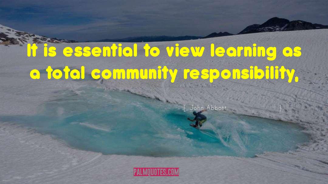 John Abbott Quotes: It is essential to view