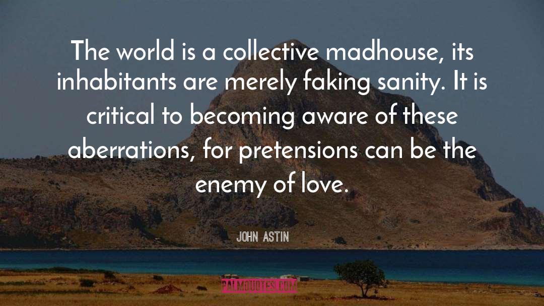 John Astin Quotes: The world is a collective