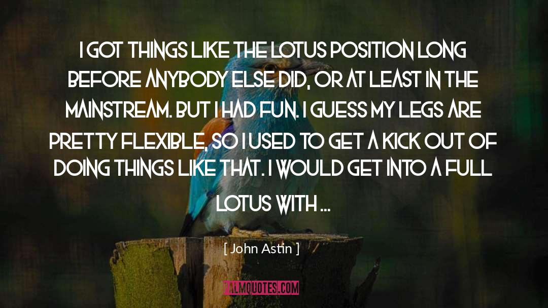 John Astin Quotes: I got things like the