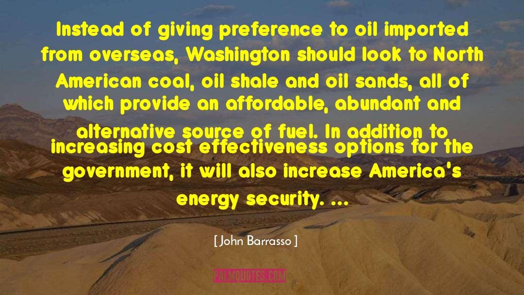 John Barrasso Quotes: Instead of giving preference to