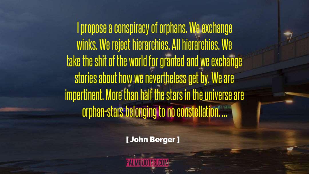 John Berger Quotes: I propose a conspiracy of