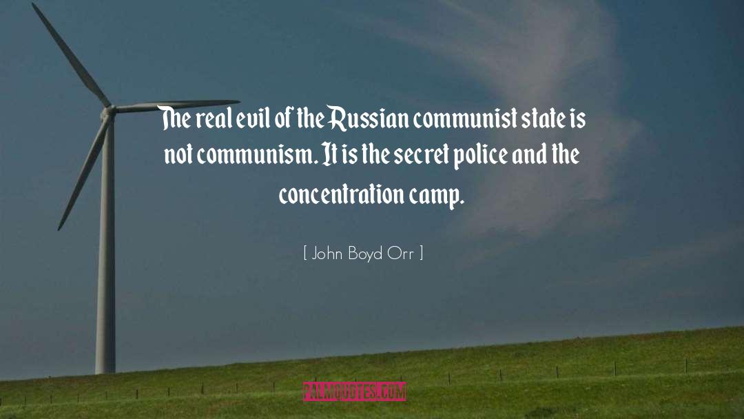 John Boyd Orr Quotes: The real evil of the