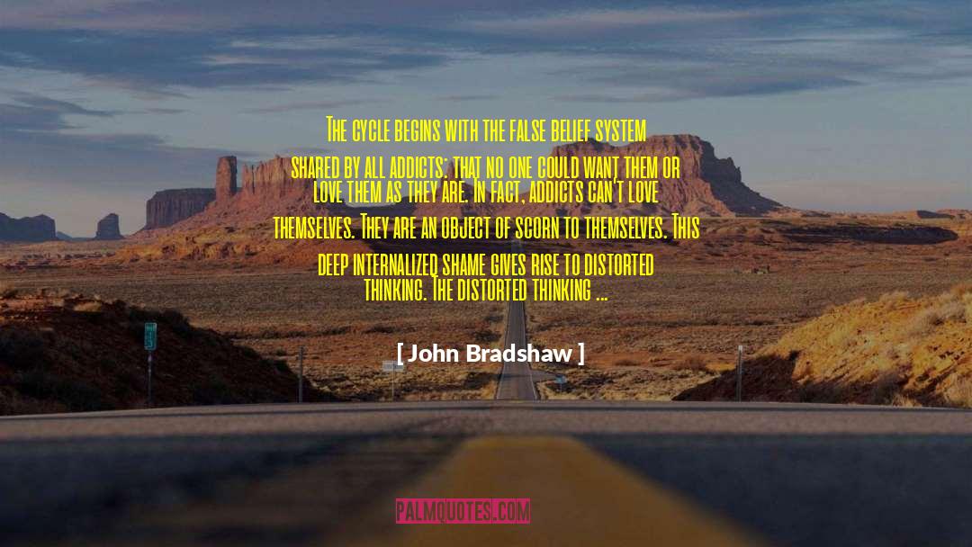 John Bradshaw Quotes: The cycle begins with the