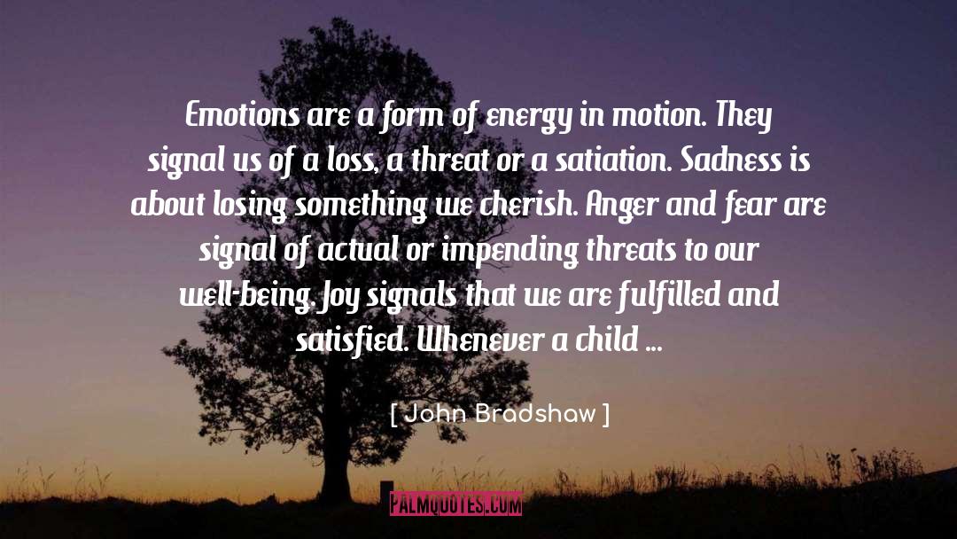John Bradshaw Quotes: Emotions are a form of