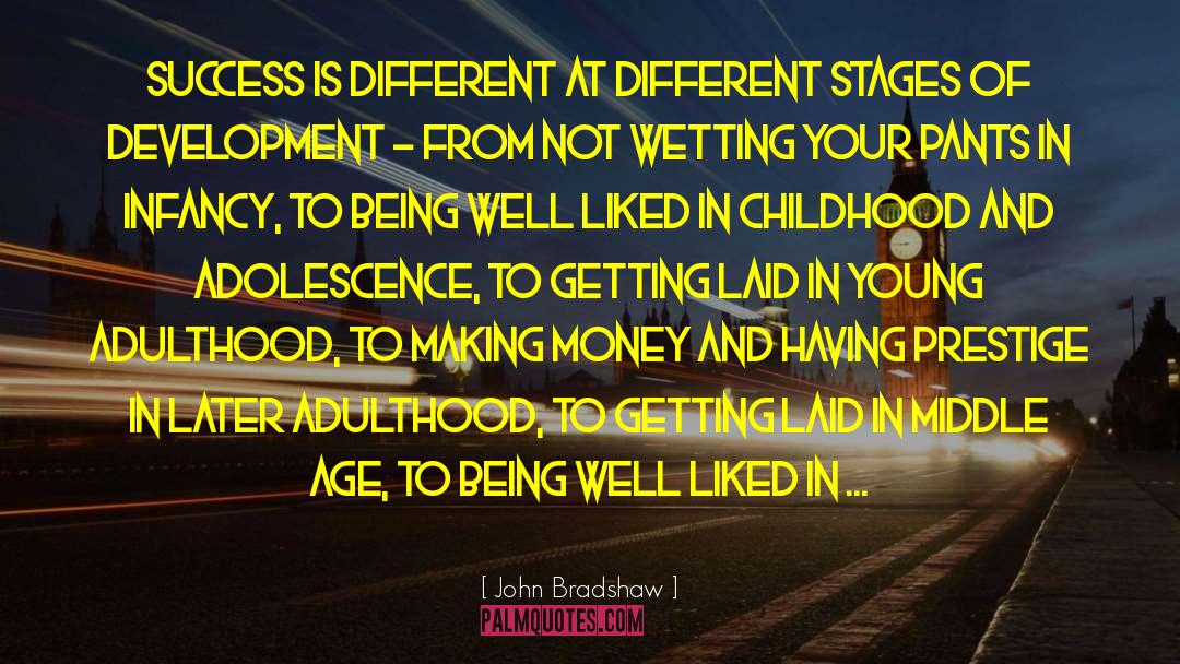 John Bradshaw Quotes: Success is different at different