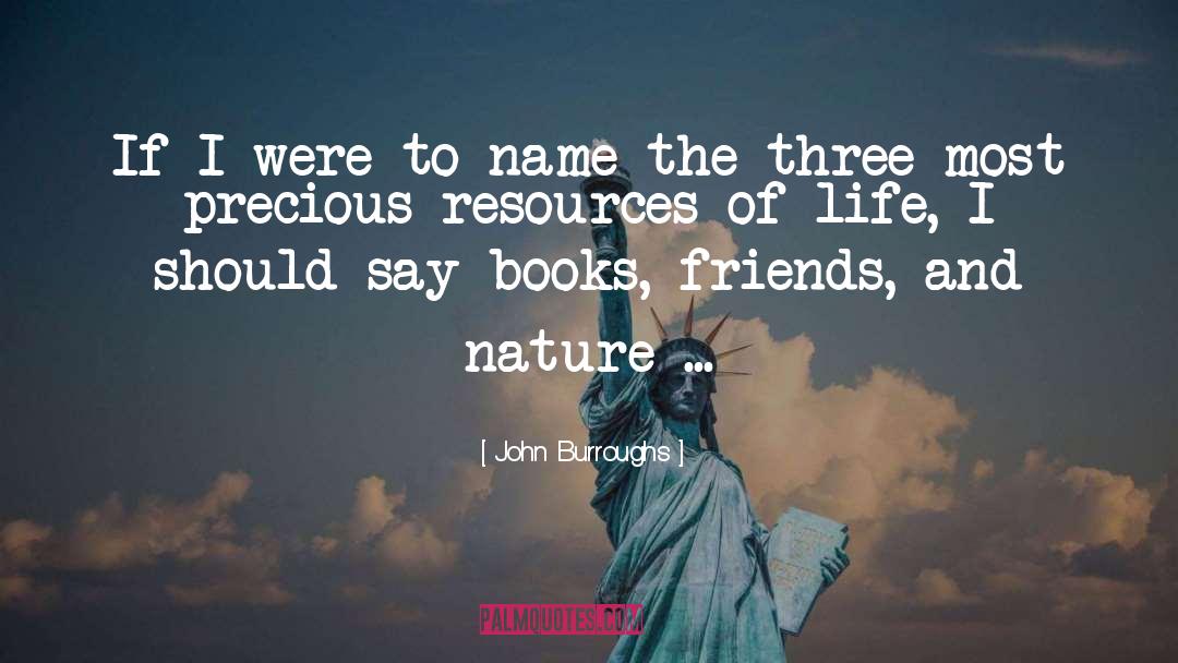 John Burroughs Quotes: If I were to name