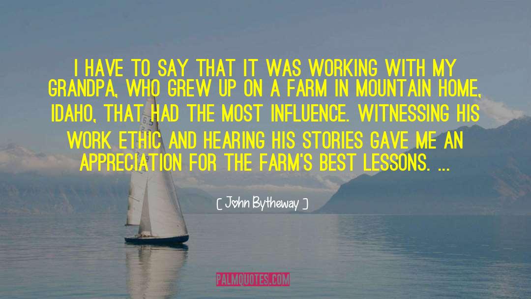 John Bytheway Quotes: I have to say that