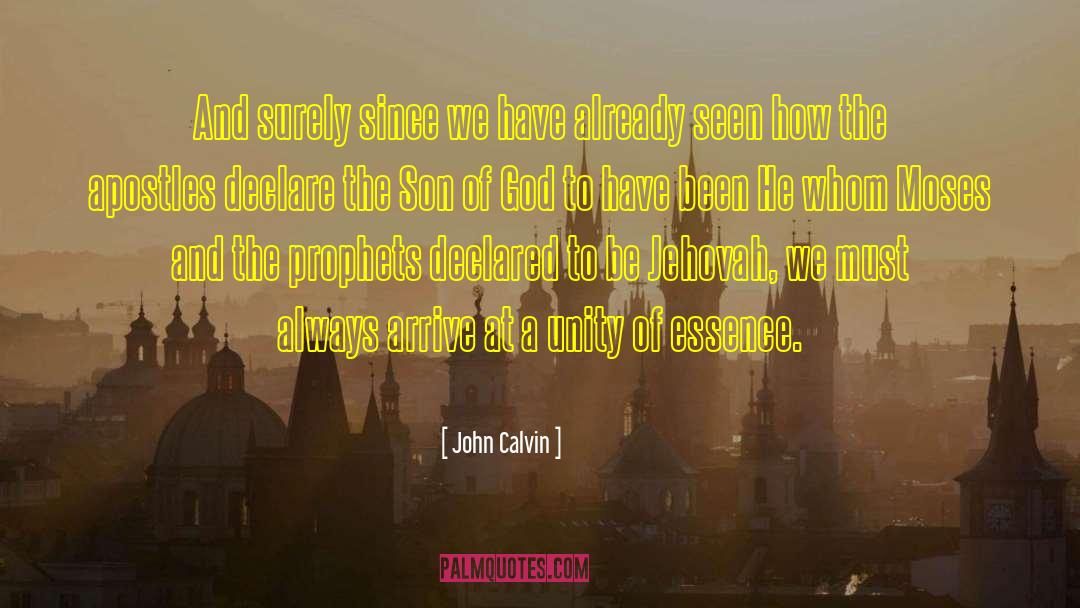John Calvin Quotes: And surely since we have