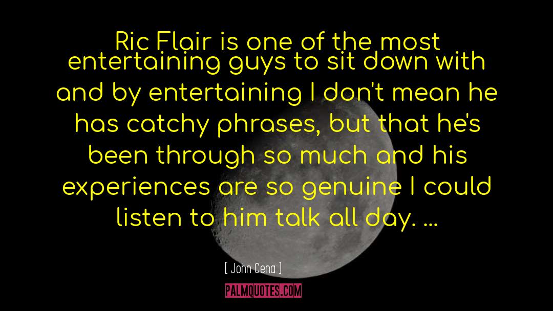 John Cena Quotes: Ric Flair is one of