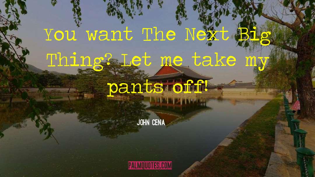 John Cena Quotes: You want The Next Big