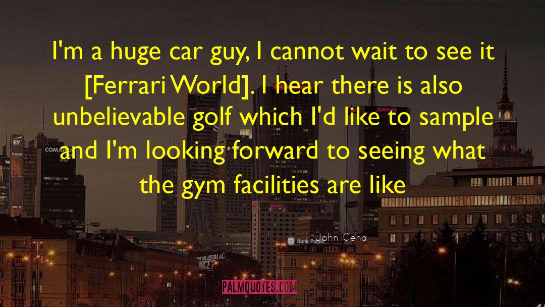 John Cena Quotes: I'm a huge car guy,