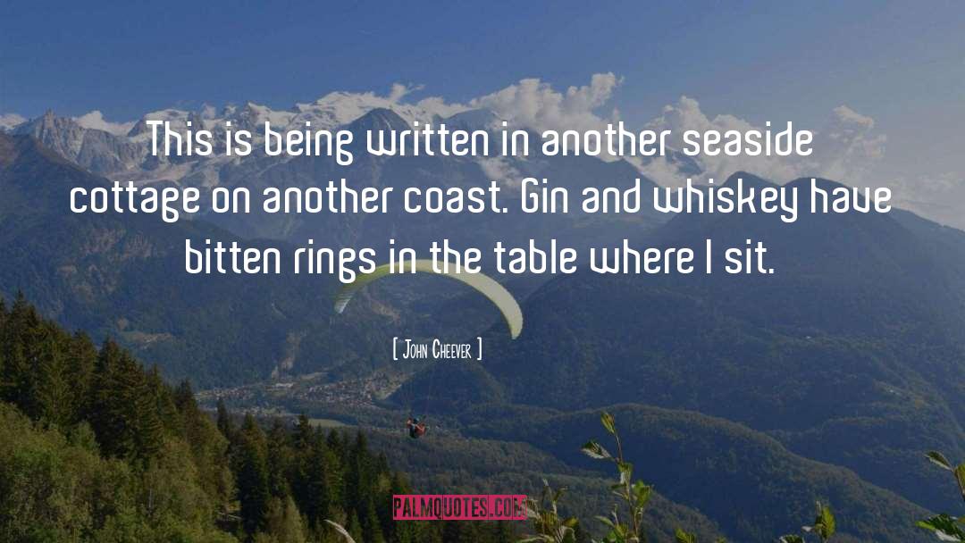 John Cheever Quotes: This is being written in